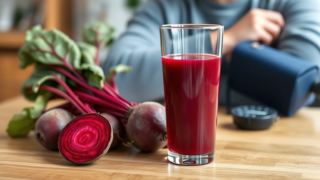 beetroot juice lowers blood pressure