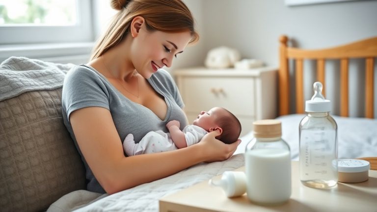 breastfeed and formula supplement