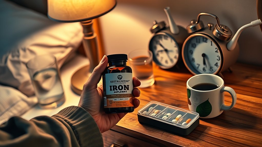 iron absorption timing considerations