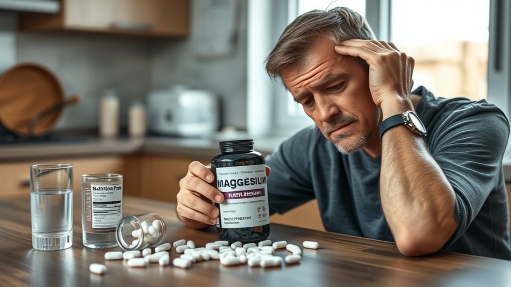 limit supplemental magnesium intake