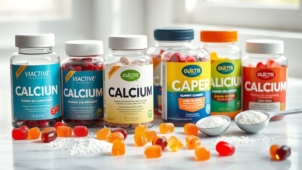 lower sugar calcium gummies