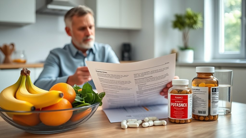 potassium supplements under supervision