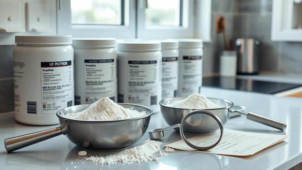 quality protein powder evaluation
