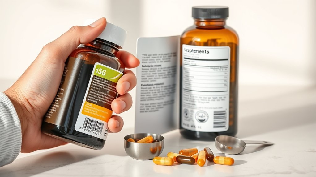 supplement serving size awareness