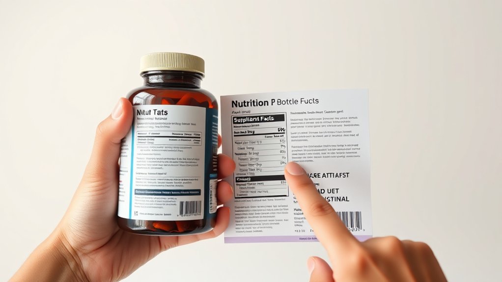 understanding supplement labels